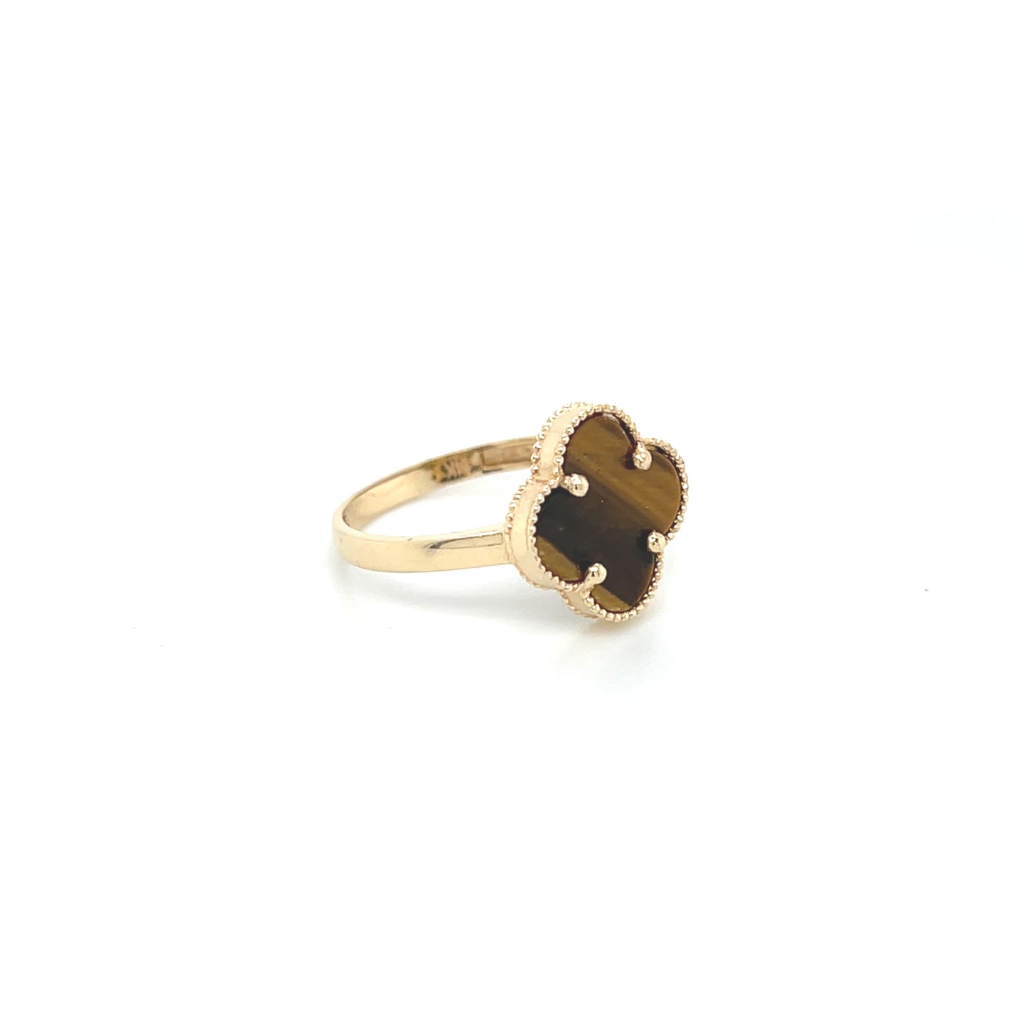 14K Trébol 🍀 Ring Yellow Gold