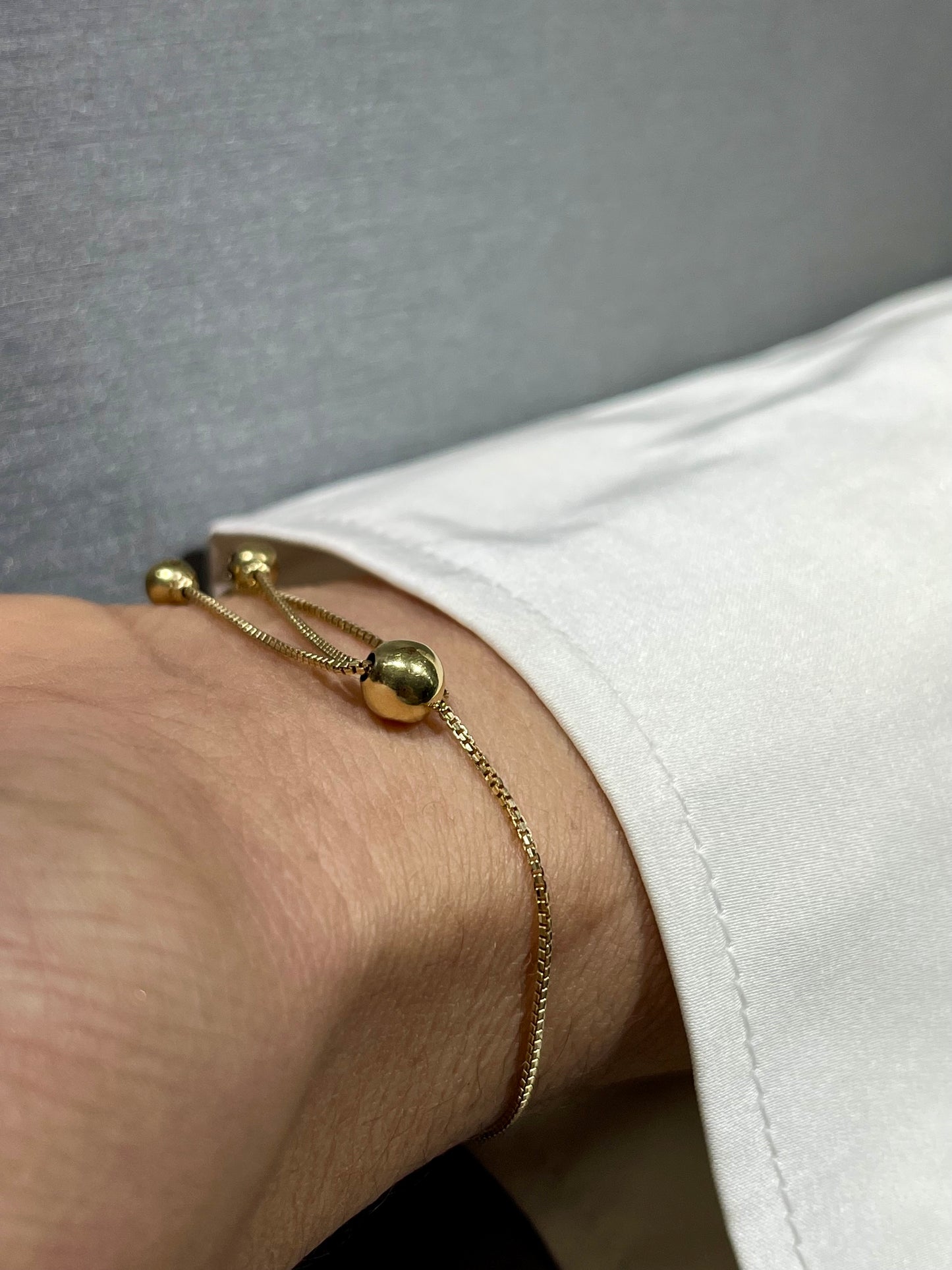 14K Moon Cut Bangle