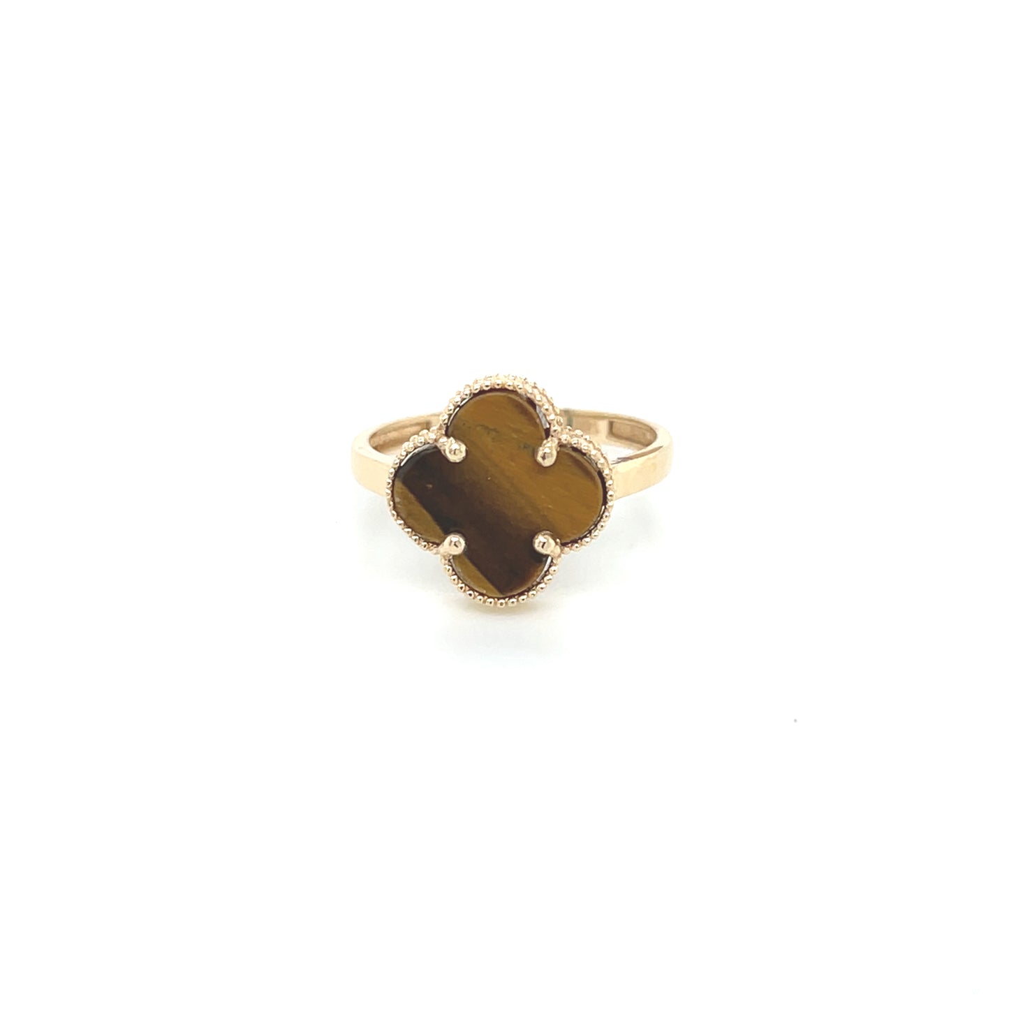 14K Trébol 🍀 Ring Yellow Gold