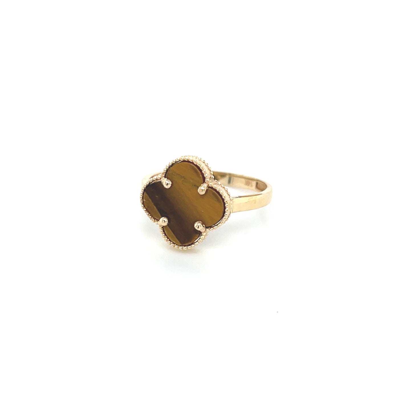 14K Trébol 🍀 Ring Yellow Gold